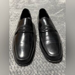 Florsheim Richfield moc-toe Men's Black Leather Loafers Size 5.5